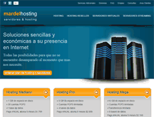 Tablet Screenshot of mardelhosting.com